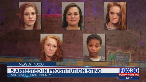 hookers in jacksonville florida|Five women busted for prostitution near the Town Center.